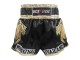 Boxsense Muay Thai shorts - Thaiboxhosen für Kinder & Jugendliche :  BXS-303-Gold-K